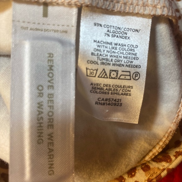 NWT. Loft animal print leggings - Picture 5 of 5